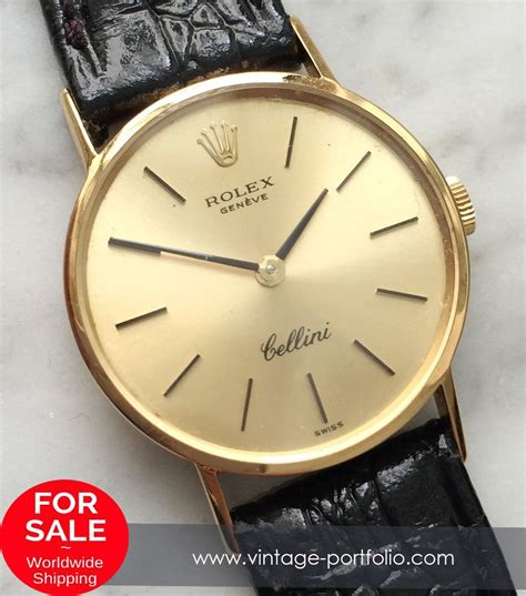 rolex cellini 18k solid gold dress